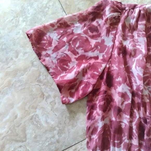 Simply Vera Vera Wang Ruffle faux wrap dress, size Medium - Picture 3 of 10